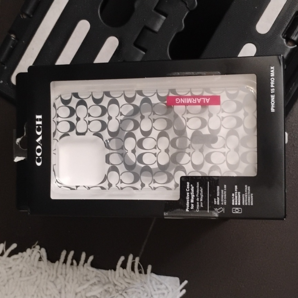NEW Coach Monogram iPhone Case